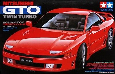 Tamiya 24108 1/24 Scale Model Car Kit Mitsubishi Gto 3000gt Twin Turbo Mr