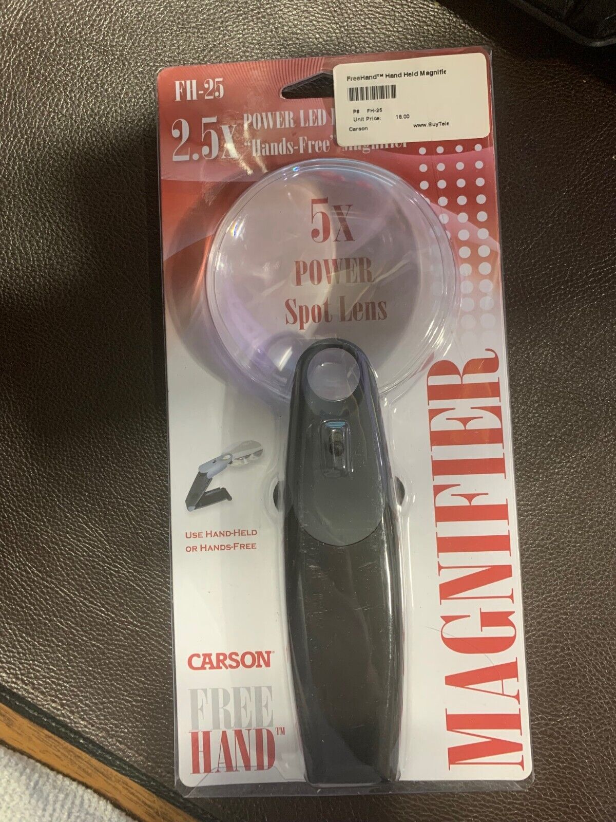 Carson Freehand 2.5x Led "hands-free" Magnifier (fh-25)