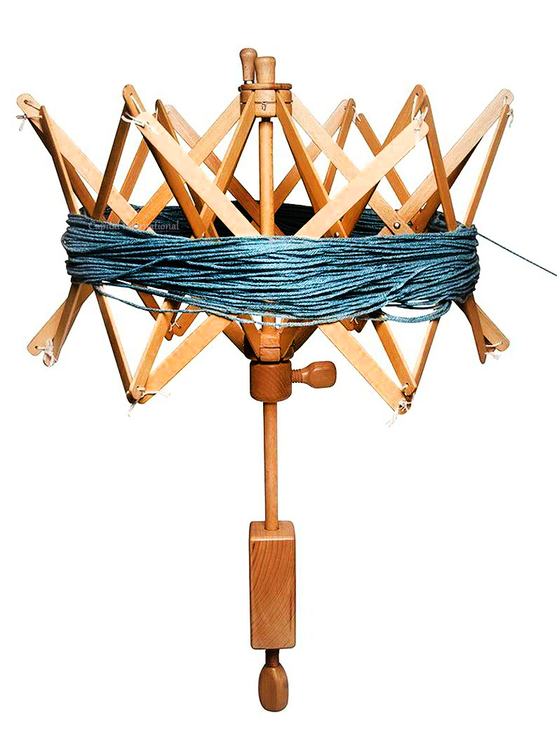 Yarn Ball Hand Wool Operated Knitting Fiber String Swift Large Holder Metal 500g