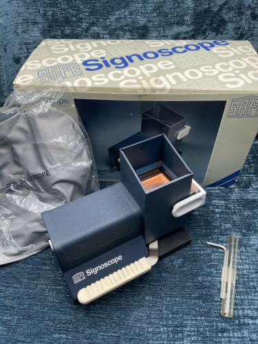 Safe Signoscope T 1 Optical Electrical Watermark Finder Used With Original Box